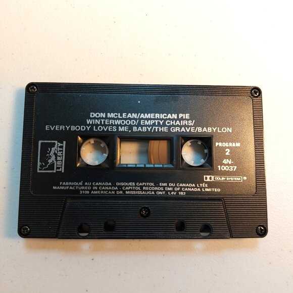 Don Mclean ~ American Pie (cassette tape, 1980) tested and works - Picture 3 of 3